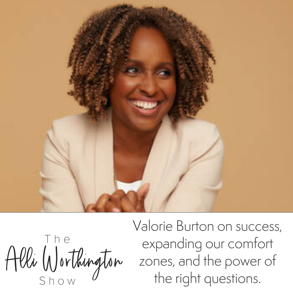 Valorie Burton is the author of 13 powerful books (!!!!) and a coach to women all over the globe and she's going to help us ask the right questions to walk in our callings as talented and equipped women! Episode #96 of The Alli Worthington Show