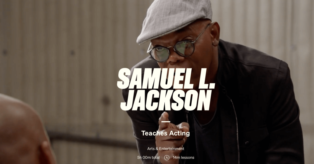 Samuel L. Jackson teaches acting
