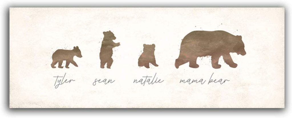 Mama Bear and Cubs
