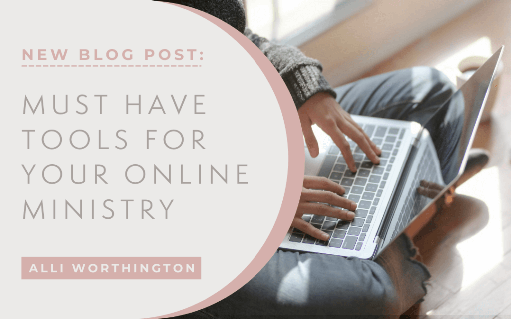 Trying to grow your online ministry? I've walked that road before and have a list of 13 must-have ministry tools you need for growth!