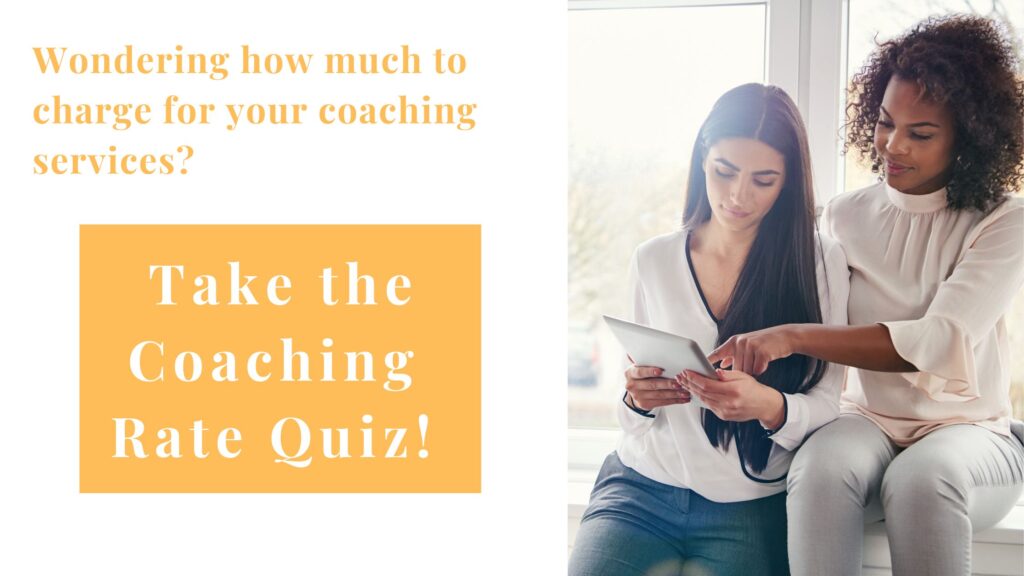 What's your perfect rate to charge as a coach?